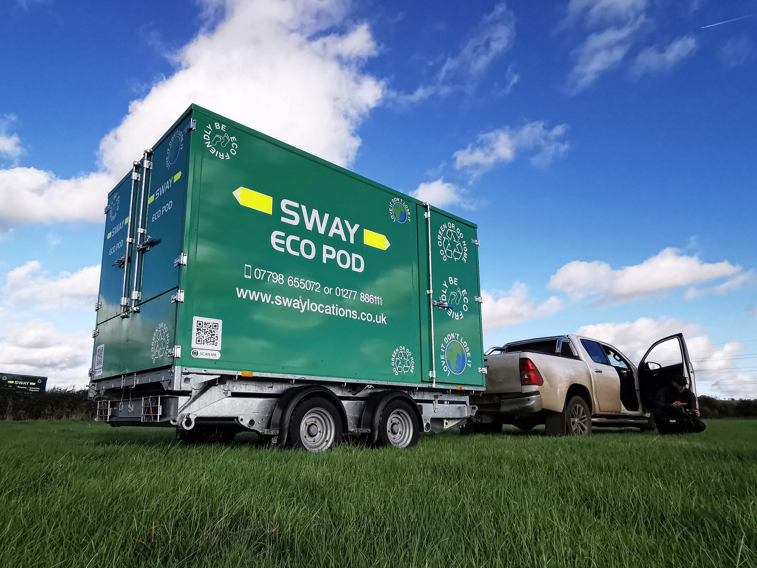 SWAY EcoPod delivering an efficient recycling service for your unit base